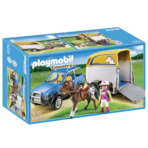 Vehicle amb Remolc per Ponis Playmobil - Imatge 1
