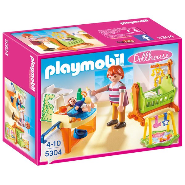 Playmobil 5304 Dollhouse Quarto De Bebê Com Berço - Imagem 1