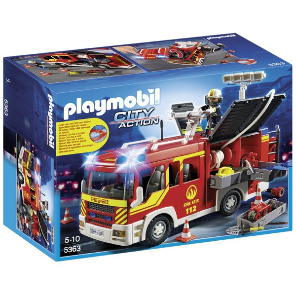 Camion Bomberos Luz y Sonidos Playmobil - Imagen 1