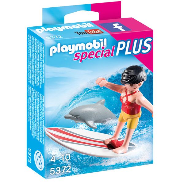 Surfista con Tabla de Surf Playmobil - Imagen 1