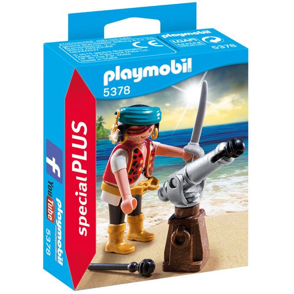 Playmobil Special Plus 5378 Pirata con Cañón - Imagen 1