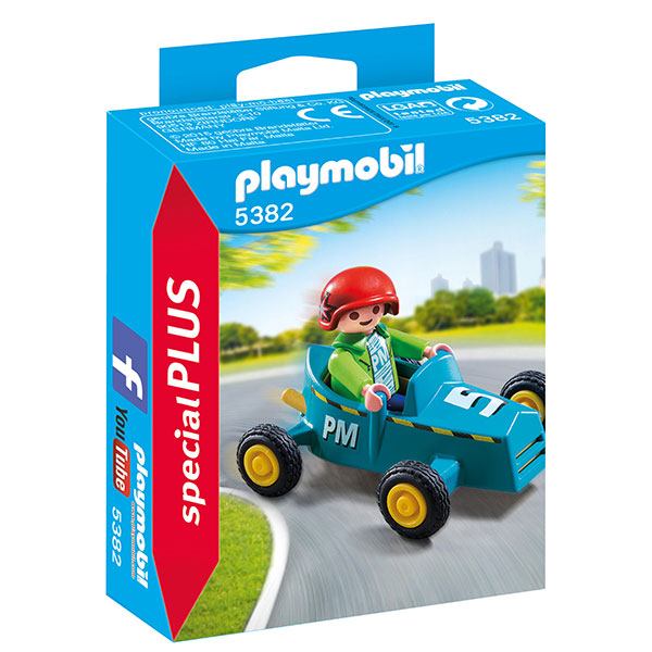 Nen amb Kart Playmobil - Imatge 1