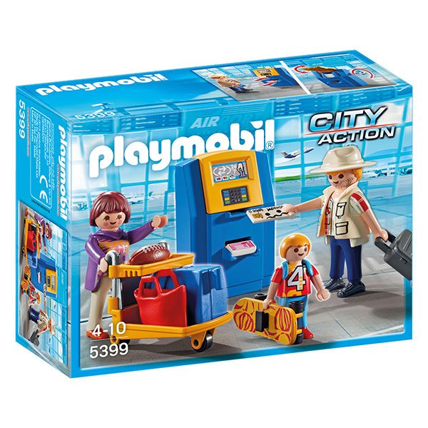 Playmobil City Action 5399 Familia Check-In - Imagen 1