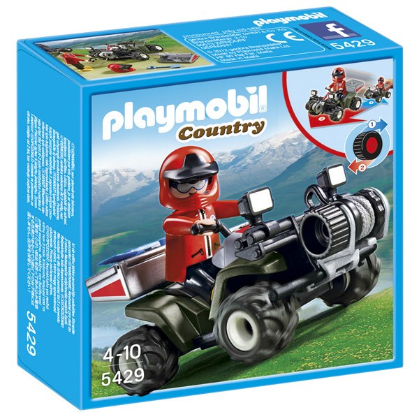 Quad de Rescat de Muntanya Playmobil - Imatge 1