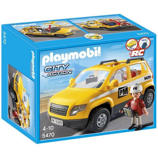 Playmobil City Action 5470 Coche de Supervisión - Imagen 1
