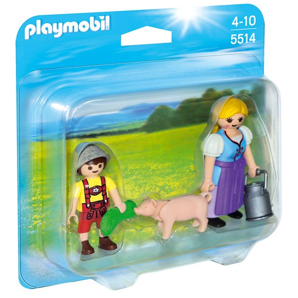 Duo Pack Campesina y Niño Playmobil - Imagen 1