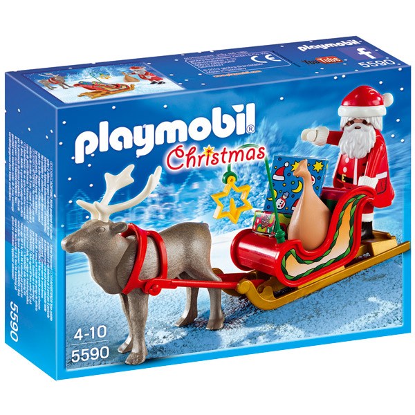 Trineu Pare Noel amb Ren Playmobil - Imatge 1