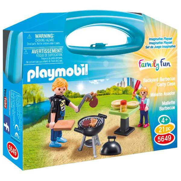 Playmobil Family Fun 5649 Maletín Barbacoa - Imagen 1