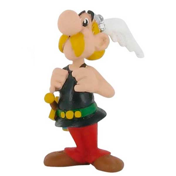 Figura Asterix con las Manos en los Tirantes 9 cm - Imagen 1