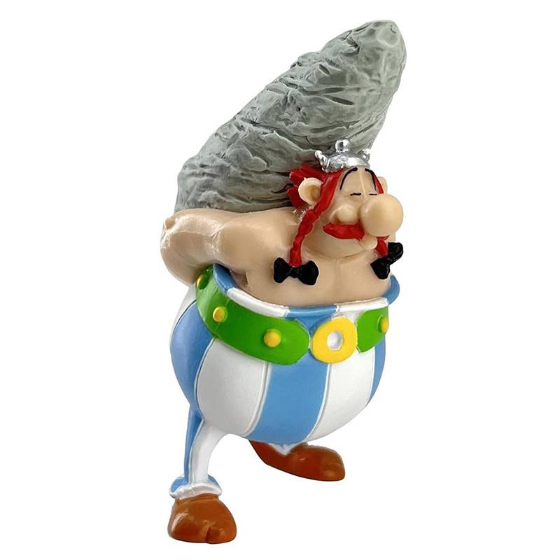 Astèrix i Obèlix Figura Obèlix amb Menhir 10cm