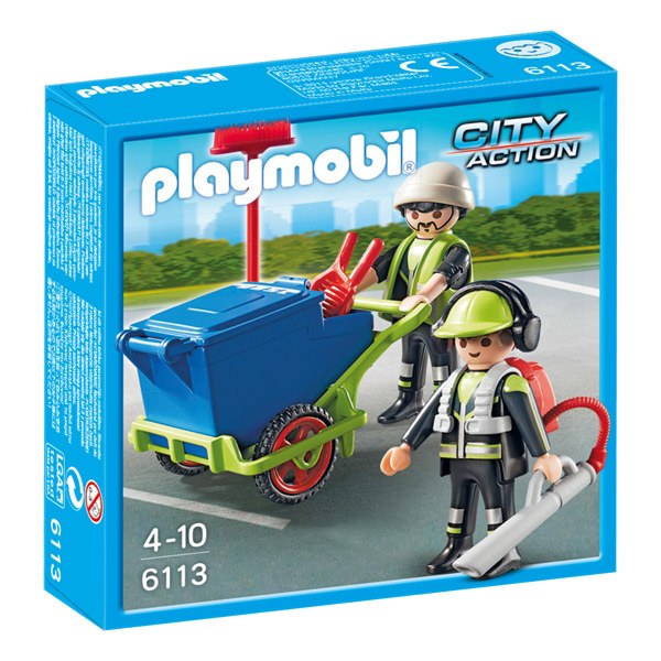 Playmobil City Action 6113 Equipo de Saneamiento - Imagen 1