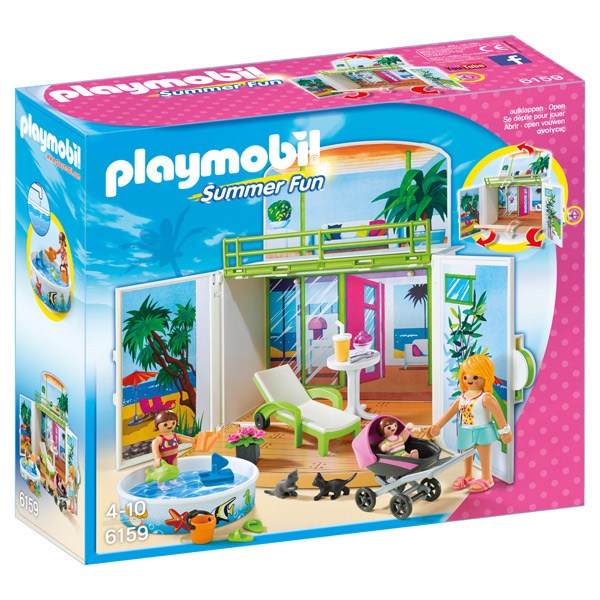Cofre Bungalow en la Playa Playmobil - Imagen 1