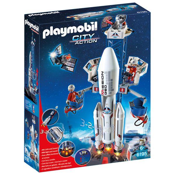 Cohete con Plataforma de Lanzamiento Playmobil - Imagen 1