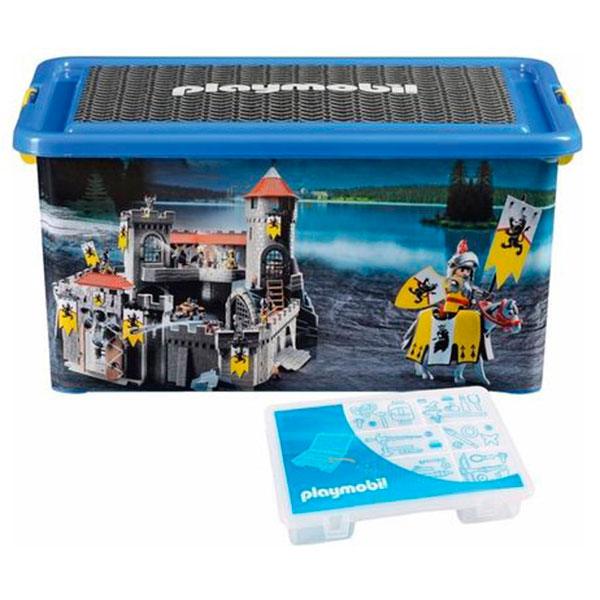 Caja Contenedor Playmobil Caballeros - Imagen 1