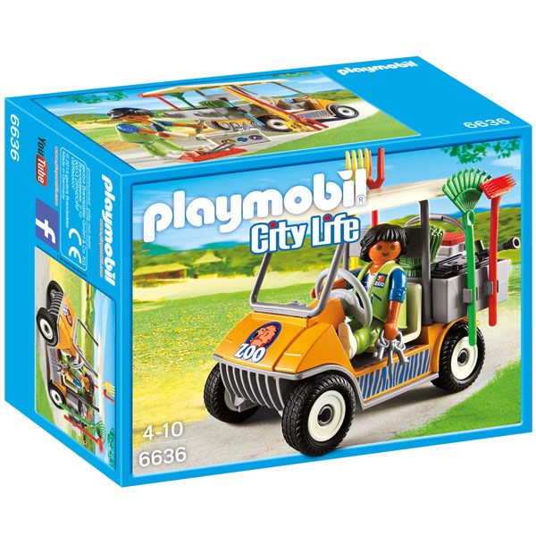 Playmobil 6636 City Life Carrinho De Zoológico - Imagem 1