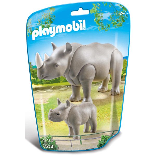 Rinoceronte con Bebé Playmobil - Imagen 1