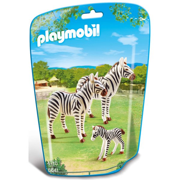 Playmobil City Life 6641 Familia de Cebras - Imagen 1