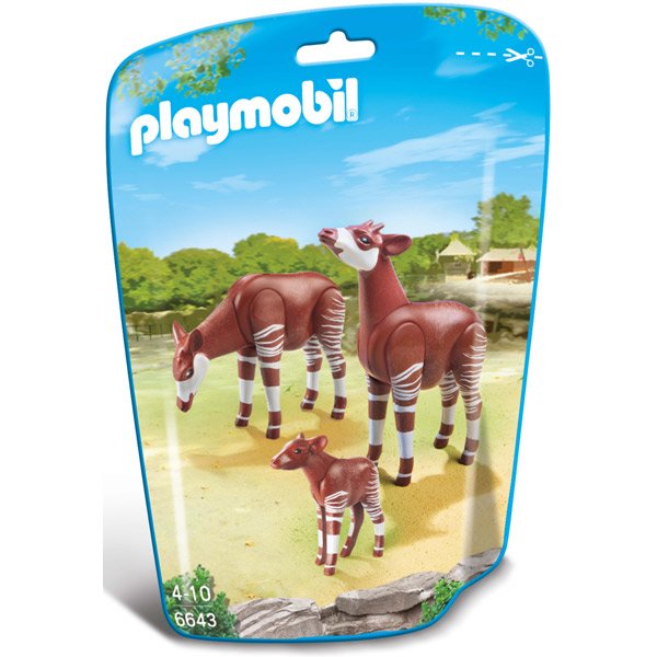 Familia de Okapis Playmobil - Imatge 1