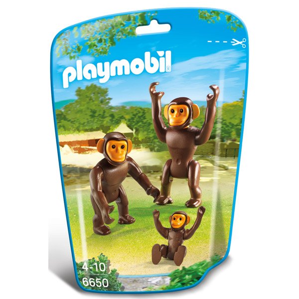 Playmobil 6650 City Life Chimpanzés - Imagem 1