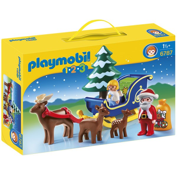 Trineo de Papá Noel Playmobil 1.2.3 - Imagen 1