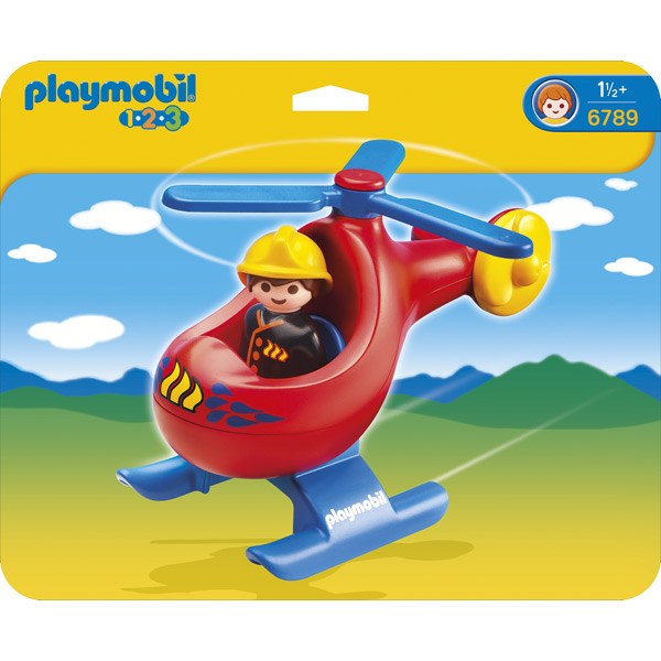 Helicóptero de Rescate Playmobil 1.2.3 - Imagen 1