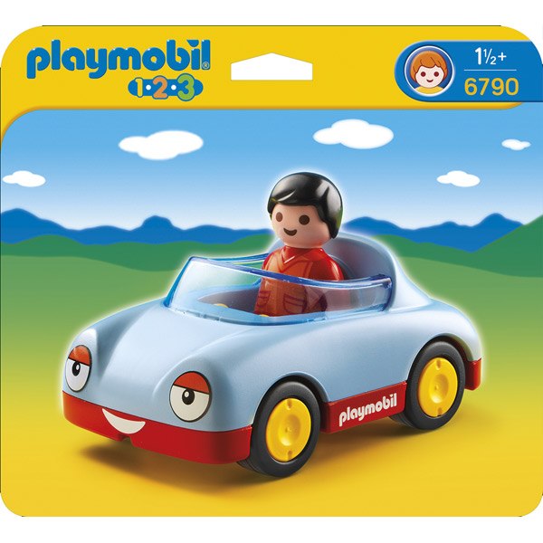 Cotxe Descapotable Playmobil 1.2.3 - Imatge 1