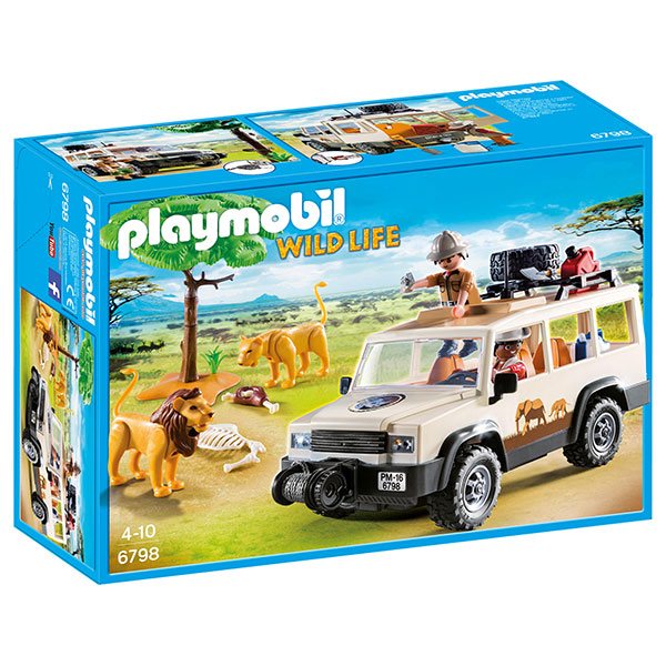 Camión Safari con Leones Playmobil - Imagen 1