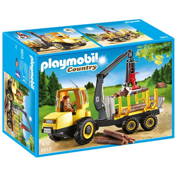 Transportador Llenya amb Grua Playmobil - Imatge 1