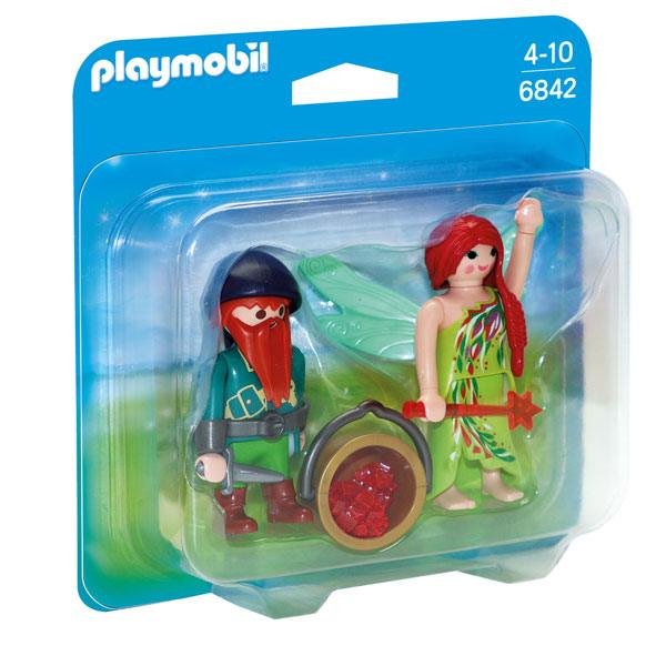 Playmobil 6842 Duo Pack Fada E Elfo - Imagem 1