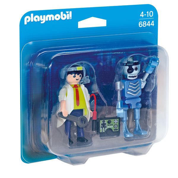 Playmobil 6844 Duo Pack Científico y Robot - Imagen 1