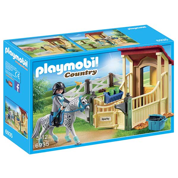 Cavall Appaloosa amb Estable Playmobil - Imatge 1