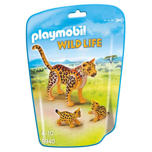 Leopardo con Crías Playmobil - Imagen 1
