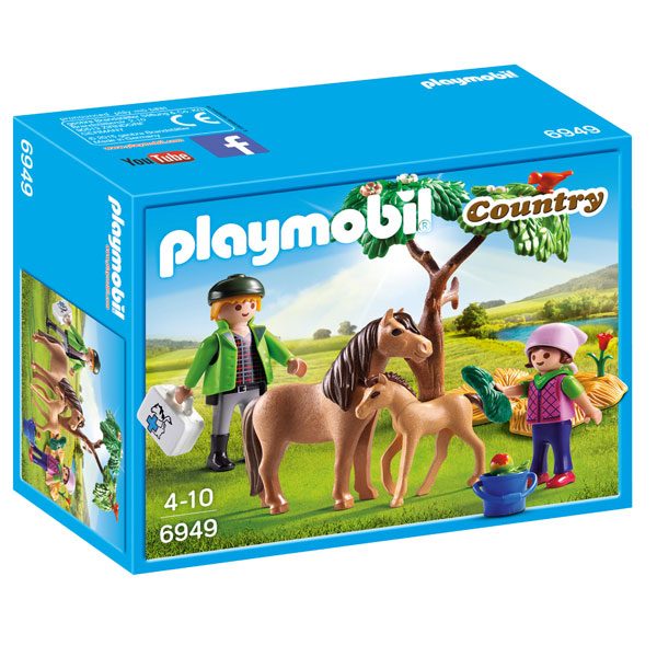 Playmobil Country 6949 Veterinario con Ponis - Imagen 1