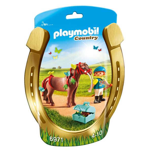 Jinete con Poni Mariposa Playmobil - Imagen 1