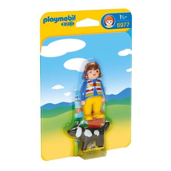 Playmobil 123 - 6977 Mujer con Perro - Imagen 1
