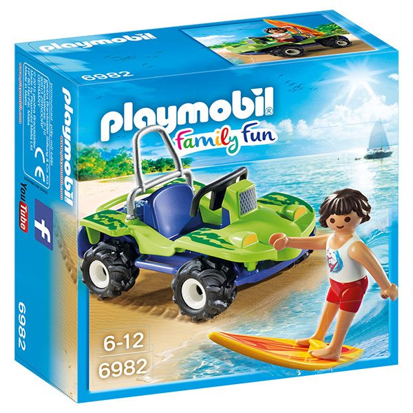 Playmobil Family Fun 6982 Surfista con Buggy - Imagen 1