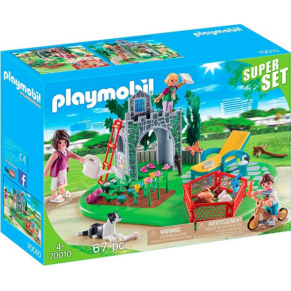 Playmobil 70010: SuperSet Familia en el Jardín - Imagen 1