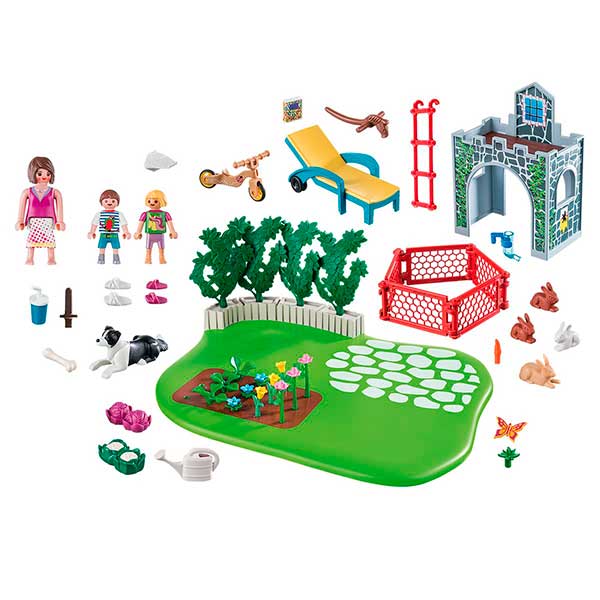 Playmobil 70010: SuperSet Familia en el Jardín - Imatge 1