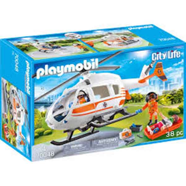 Playmobil 70048 Helicóptero de Rescate - Imagen 1