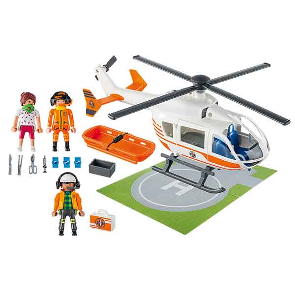 Playmobil 70048 Helicóptero de Rescate - Imagen 1