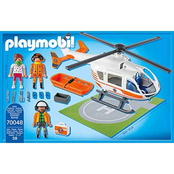 Playmobil 70048 Helicóptero de Rescate - Imagen 3