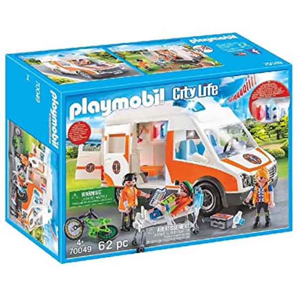 Playmobil 70049 Ambulância com Luzes - Imagem 1