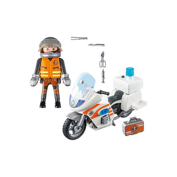 Playmobil City Life Special Plus - Meninos com Moto de Corrida