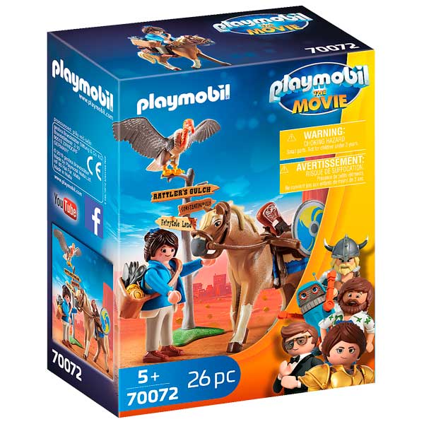 Playmobil 70072 Movie Marla Com Cavalo O Filme - Imagem 1