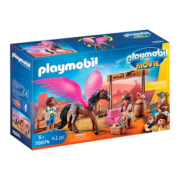 Playmobil 70074 Movie
Marla, Del E Cavalo Com Asas - Imagem 1