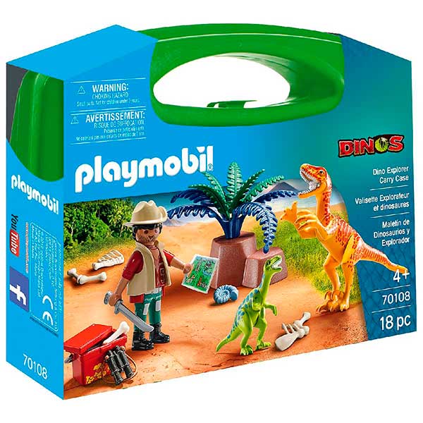 Maleta Dinosaures i Explorador Playmobil - Imatge 1