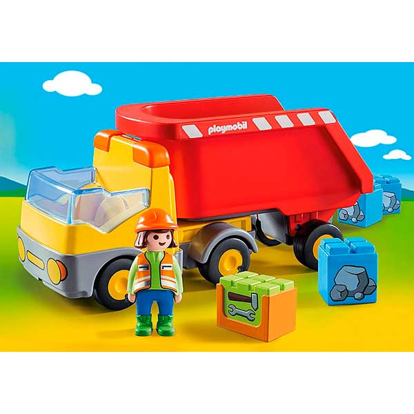 Playmobil 70126 1.2.3 Camión de Construcción - Imatge 1