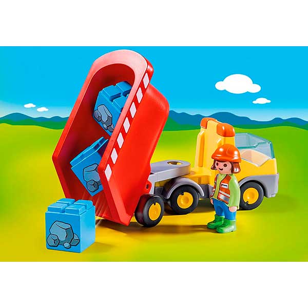 Playmobil 70126 1.2.3 Caminhão de construção - Imagem 2