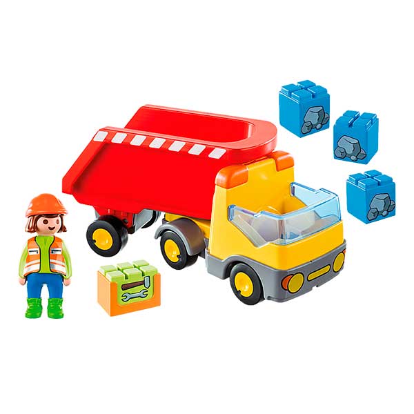 Playmobil 70126 1.2.3 Camión de Construcción - Imagen 3
