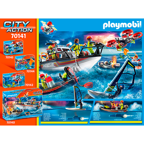 Playmobil 70141 Resgate Marítimo: Resgate Polar com Bote - Imagem 3